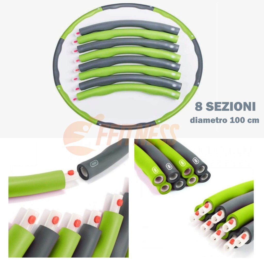 Hula Hoop Morbido - Cerchio Fitness Regolabile - GYMMI