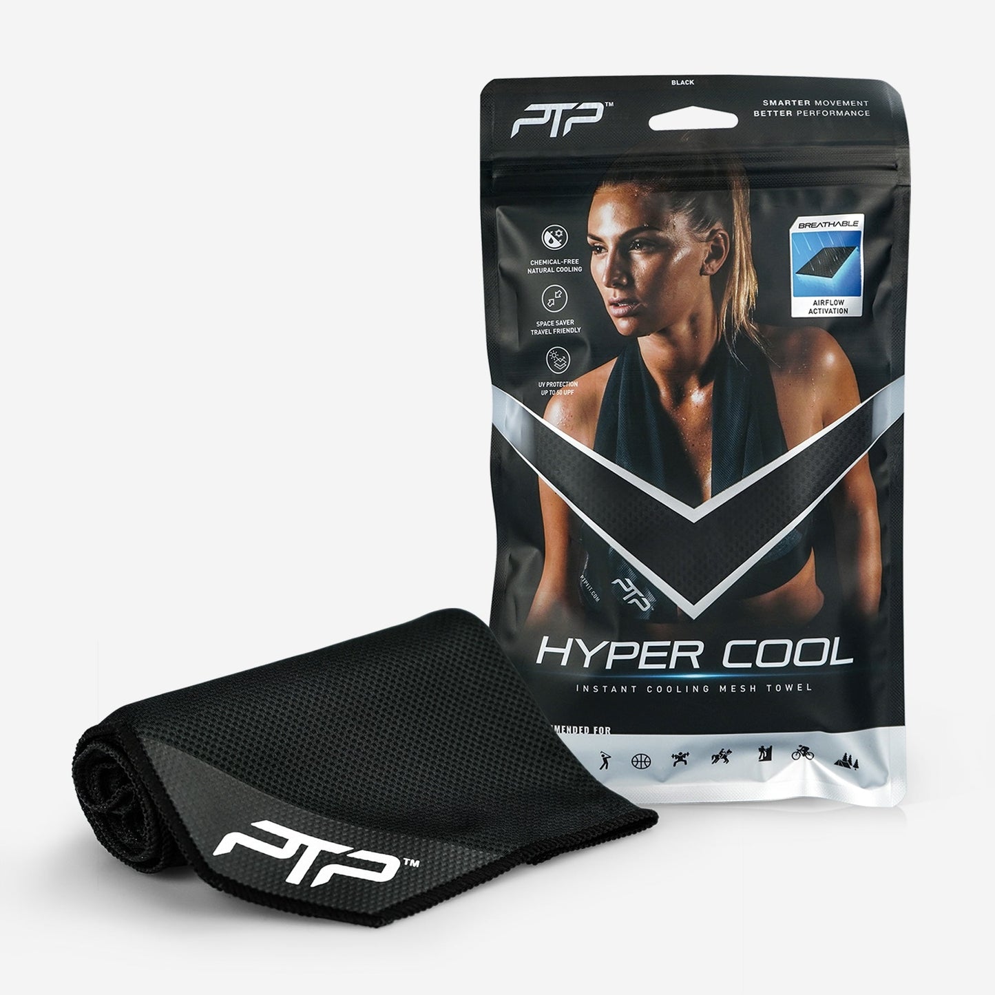 HYPER COOL TOWEL BLACK
