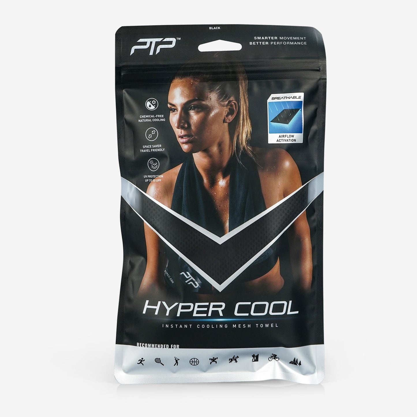 HYPER COOL TOWEL BLACK