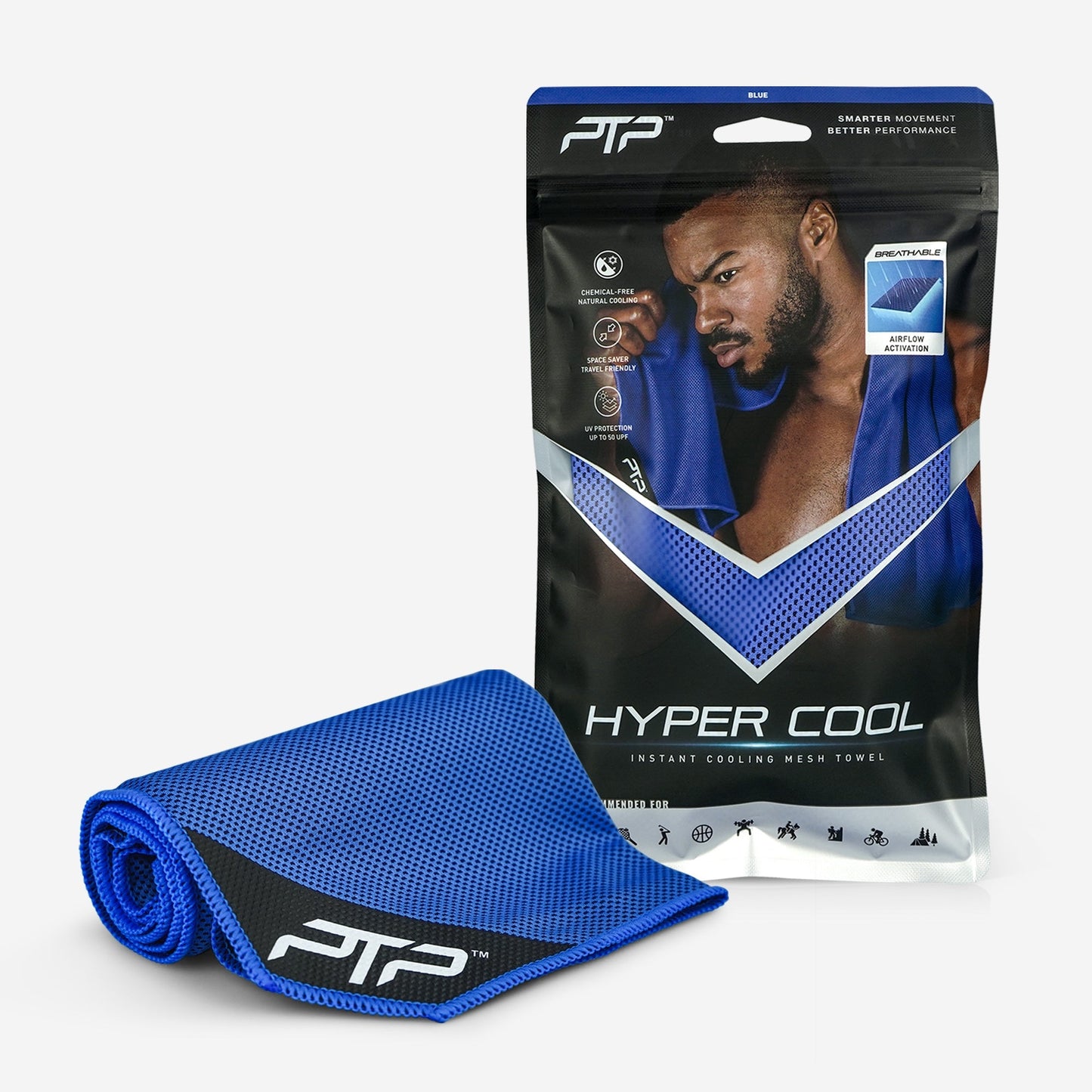 HYPER COOL TOWEL BLUE
