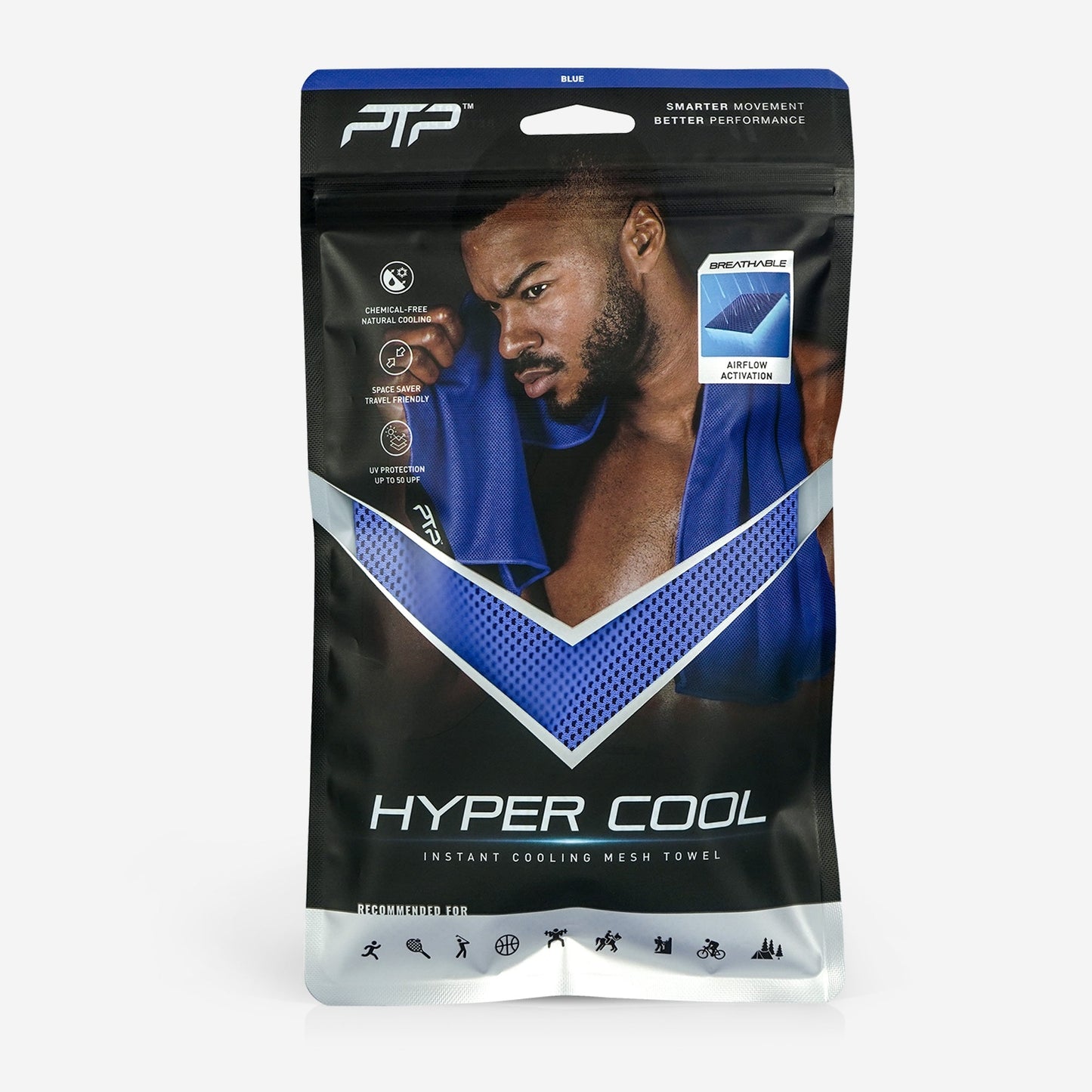 HYPER COOL TOWEL BLUE