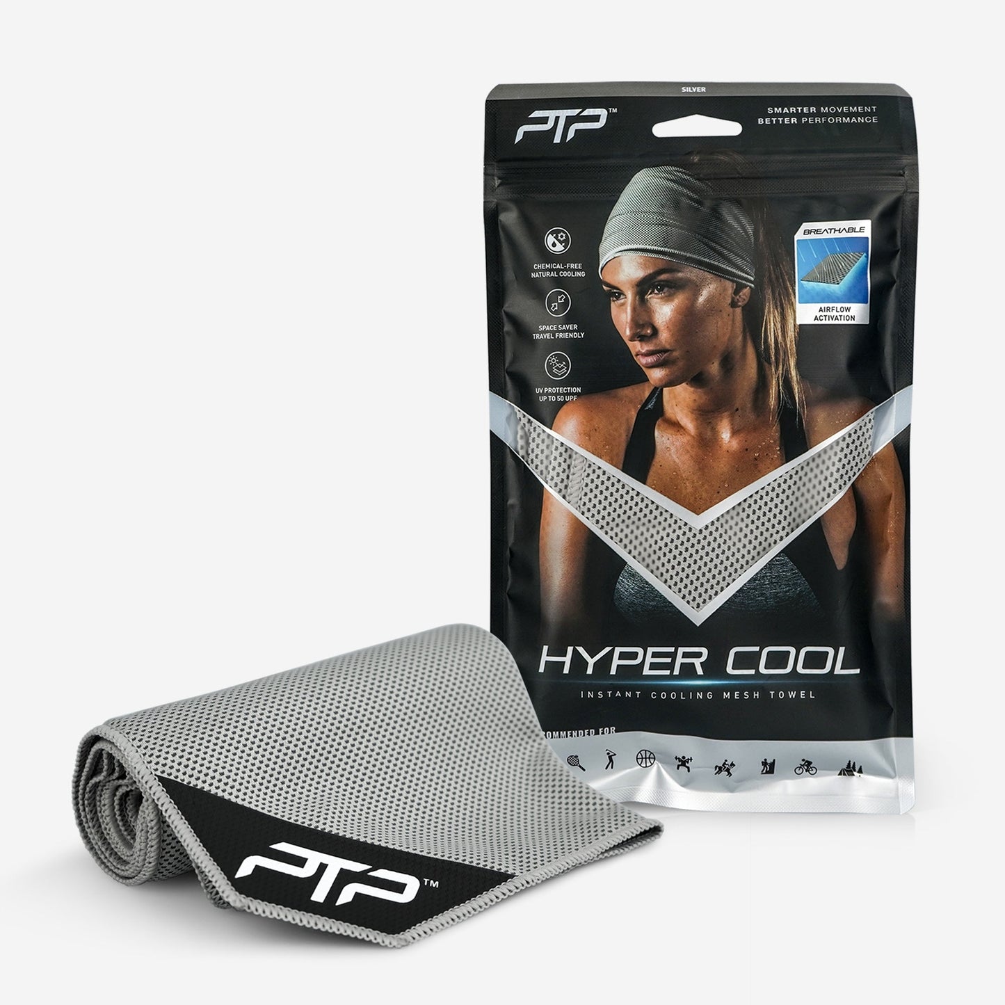 HYPER COOL TOWEL GREY