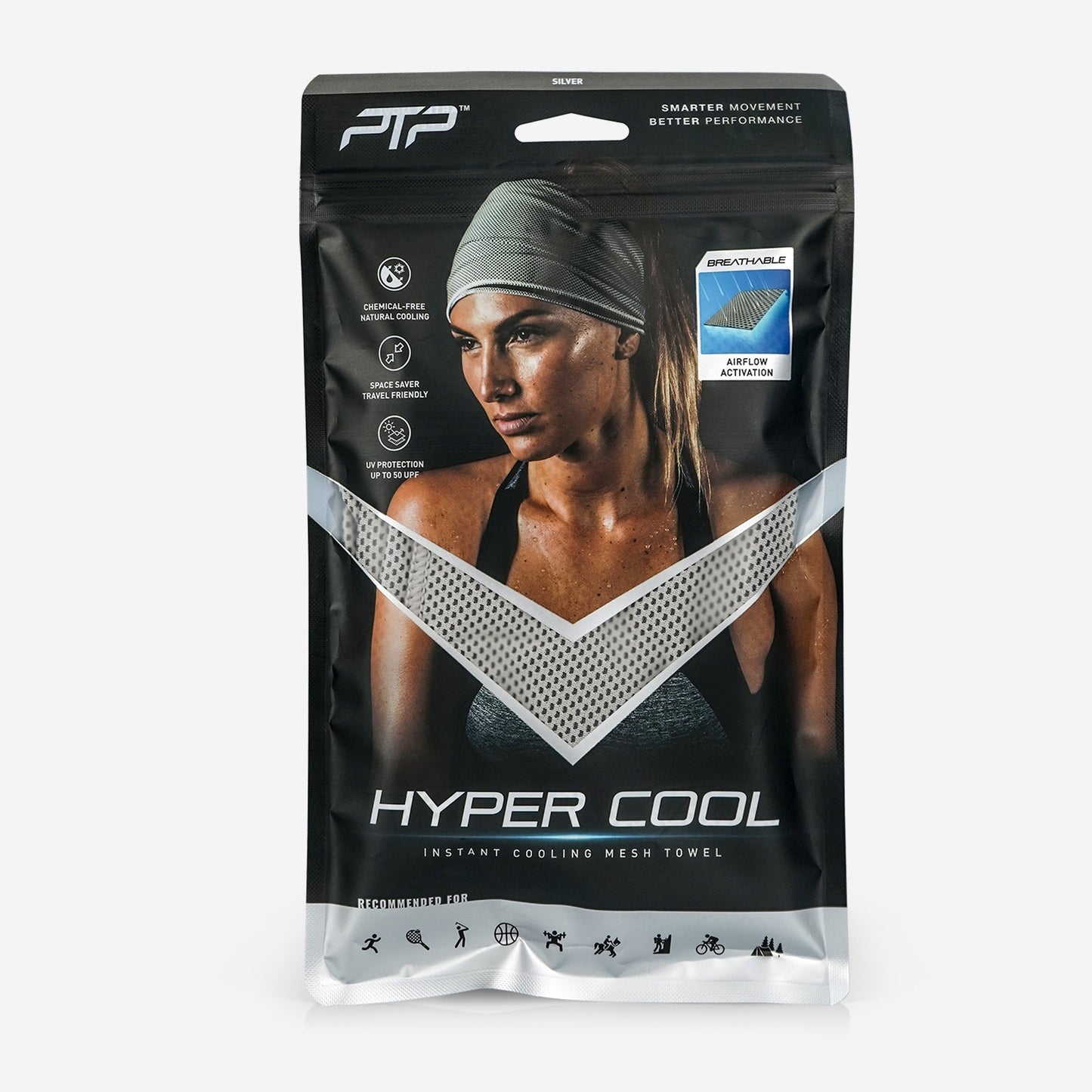 HYPER COOL TOWEL GREY