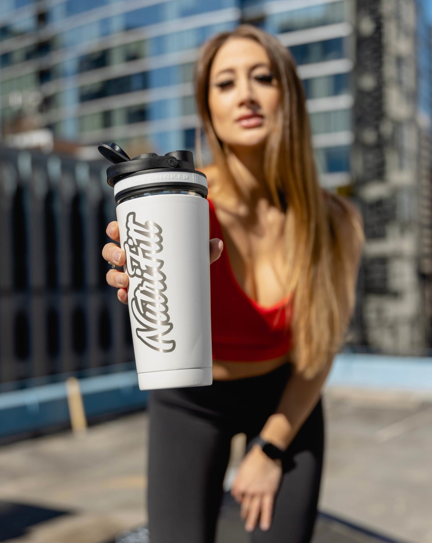 Insulated Ice Shaker Bottle