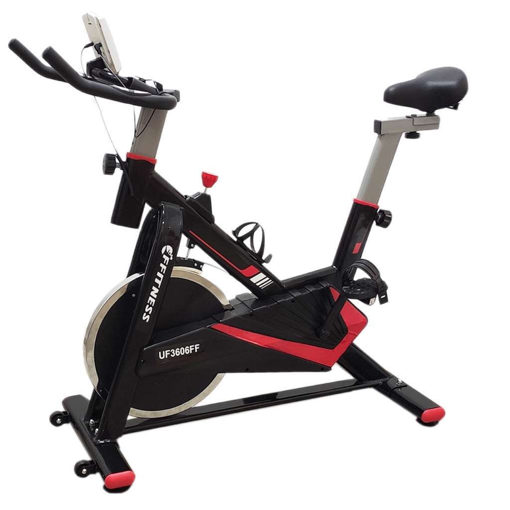 Indoor Cycling Fit Spin Bike - 15kg Flywheel - GYMMI