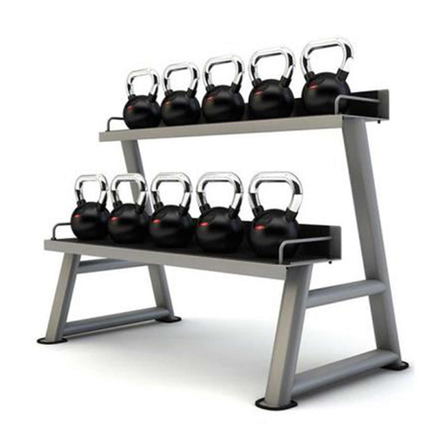 2-Tier Kettlebell Storage Rack