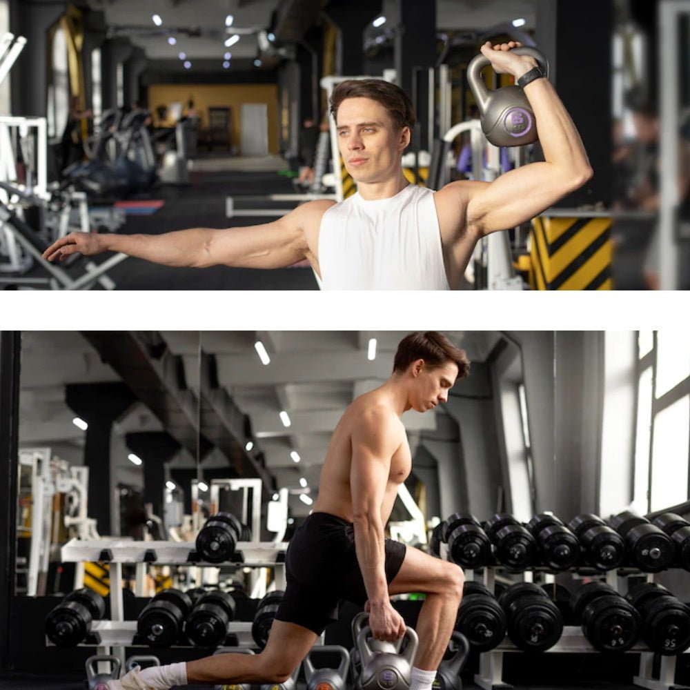 Kettlebell in Ghisa Rivestite in Neoprene - Vari pesi disponibili - GYMMI