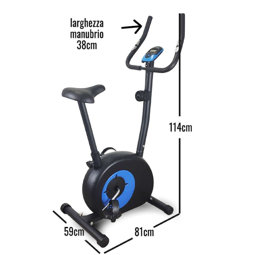 Magnetic Upright Exercise Bike - GYMMI