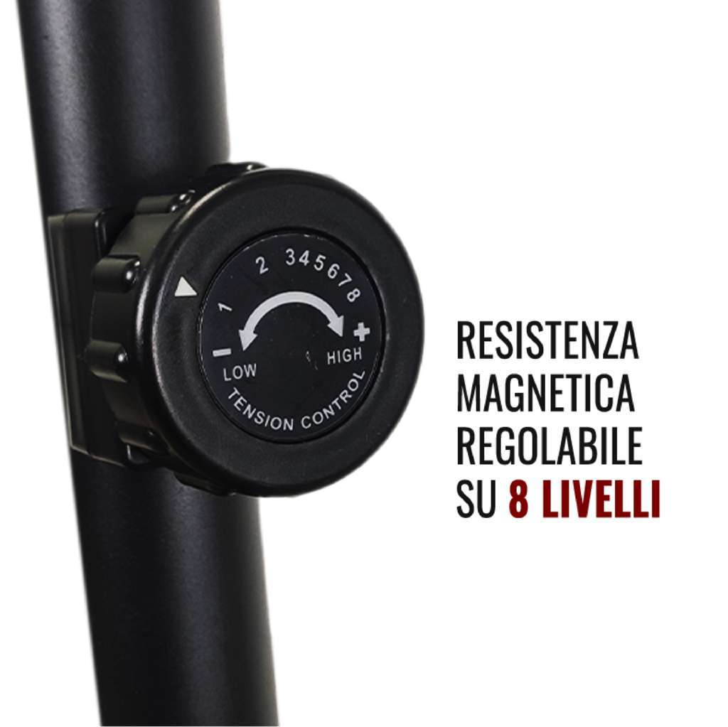 Magnetic Upright Exercise Bike - GYMMI