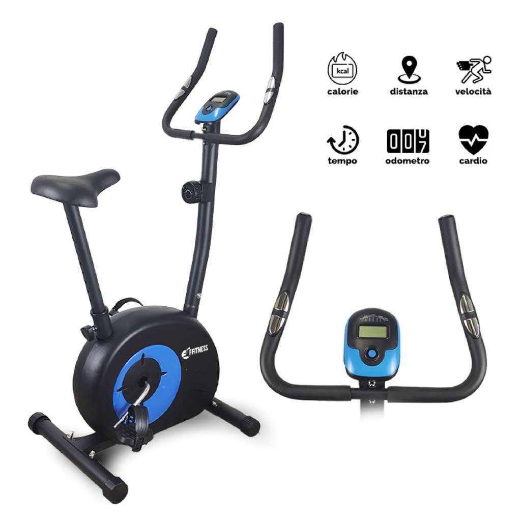 Magnetic Upright Exercise Bike - GYMMI