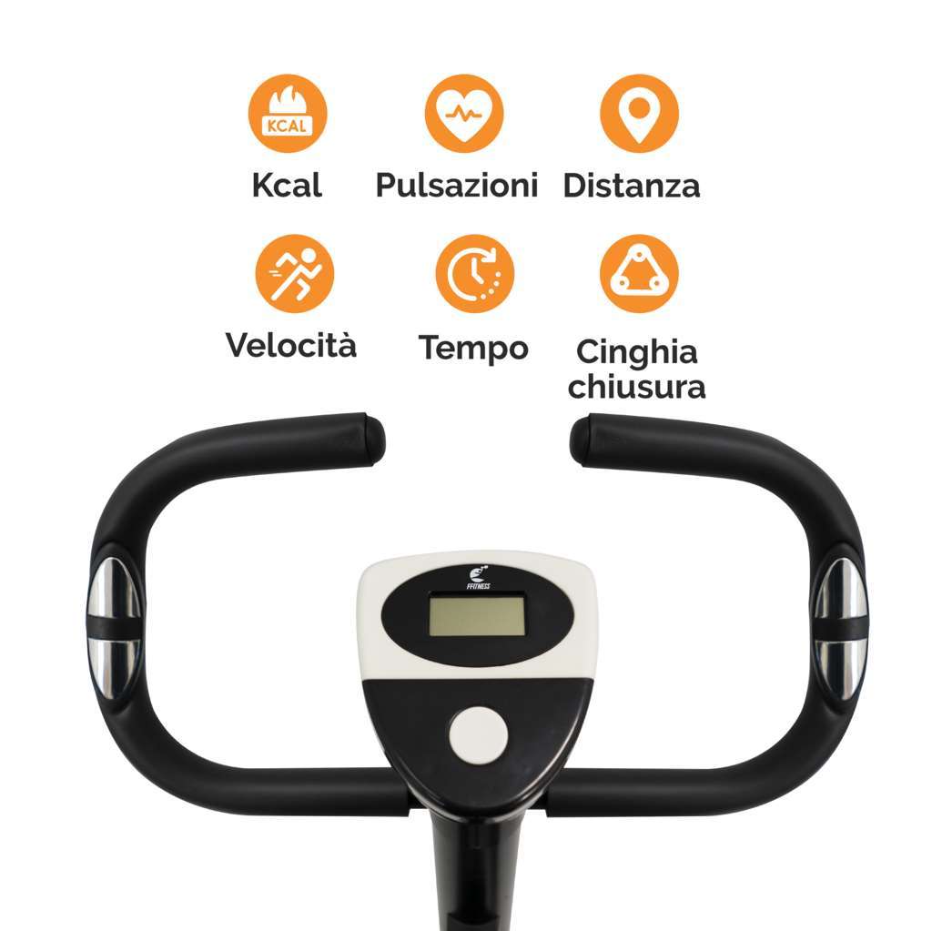 Magnetic Upright Exercise Bike - Easy Belt - GYMMI