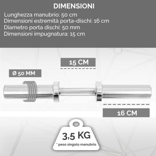 Manubri 50 cm - GYMMI