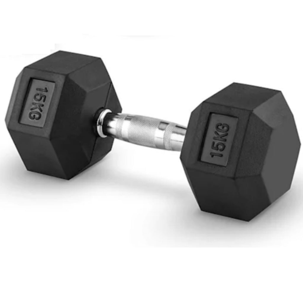 Manubri Palestra Esagonali Professionali da 5, 10, 15 Kg - GYMMI