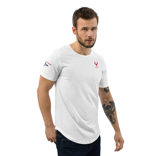 FENIX FITNESS SATURN Men's Curved Hem T-Shirt
