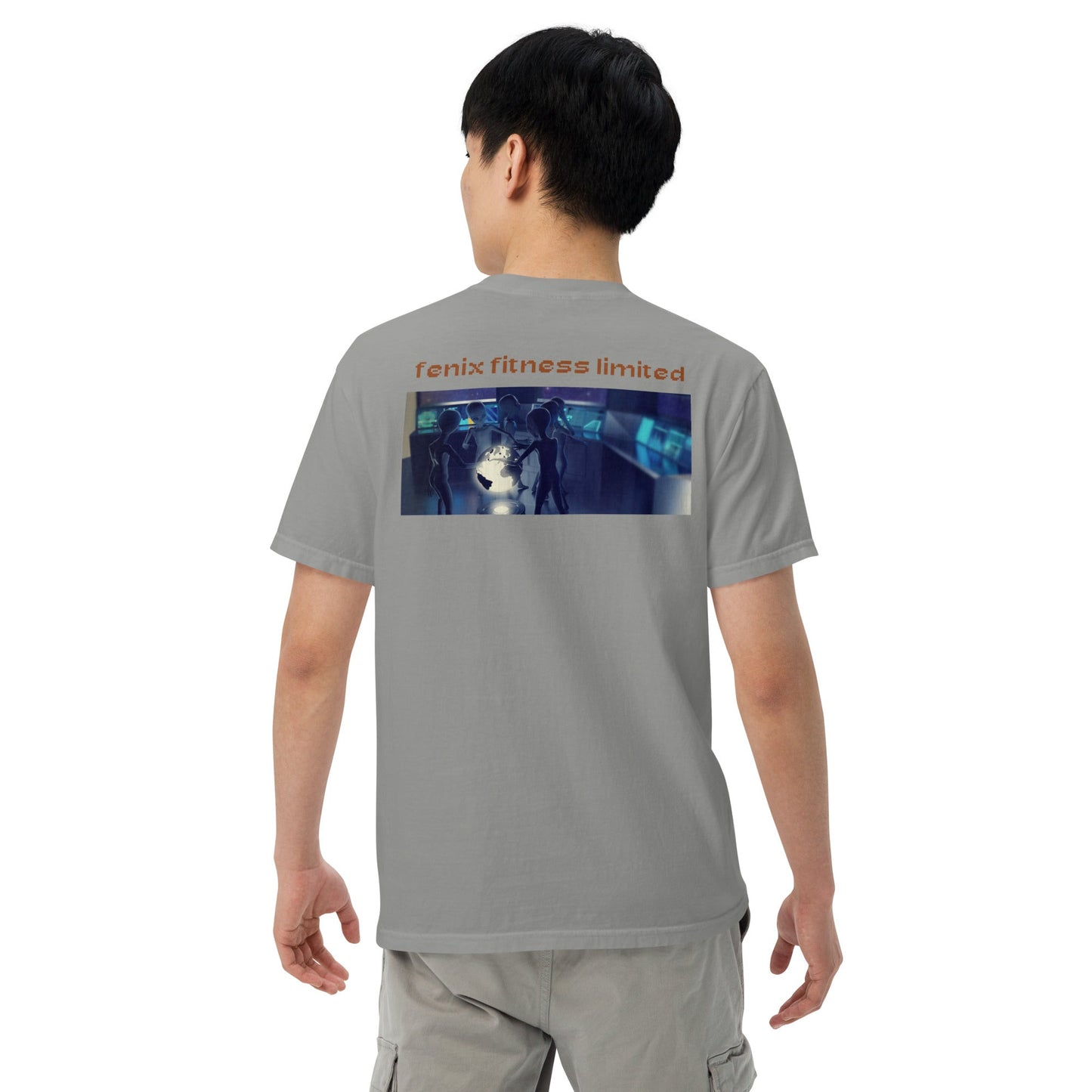 FENIX FITNESS LIMITED Men’s garment-dyed heavyweight t-shirt