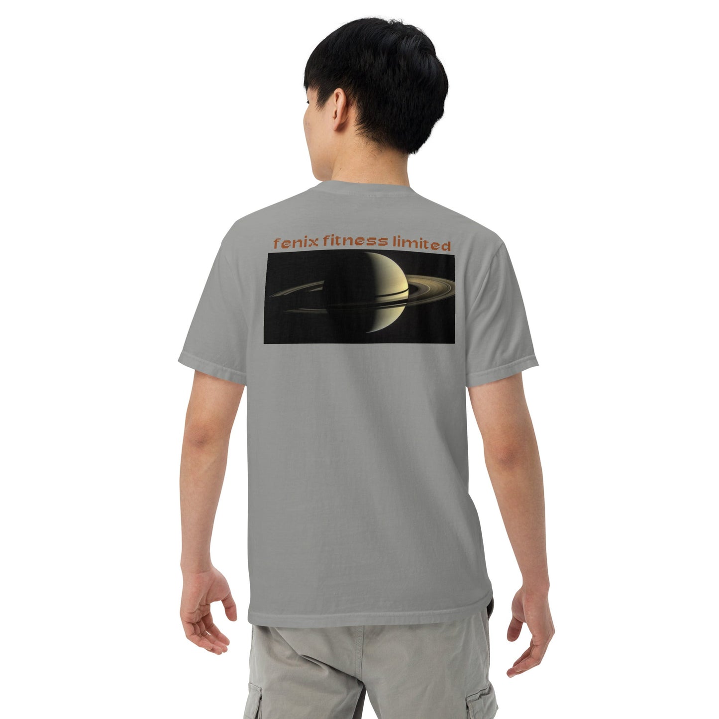 FENIX FITNESS SATURN Men’s garment-dyed heavyweight t-shirt