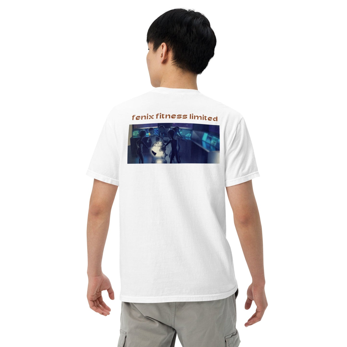 FENIX FITNESS LIMITED Men’s garment-dyed heavyweight t-shirt