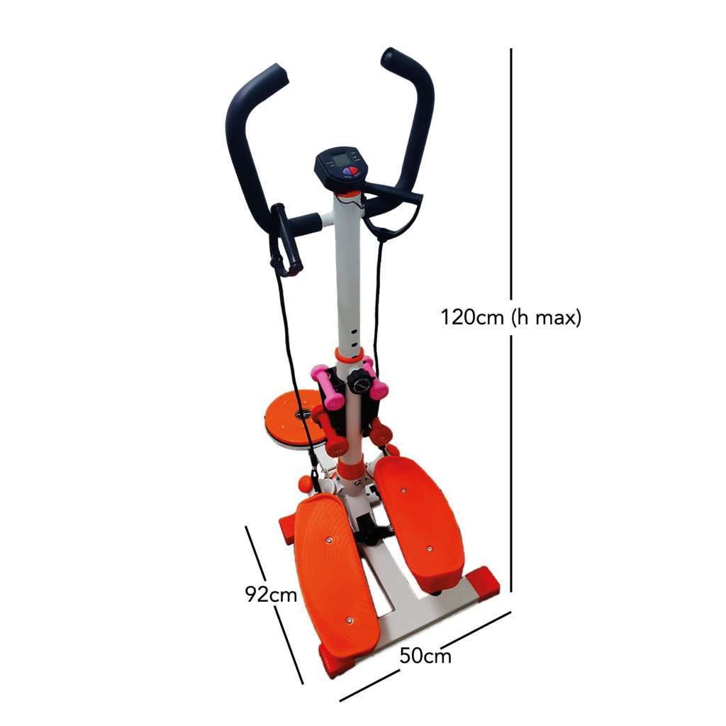 Multi-Function Twister Stepper with Bands & Weights - GYMMI