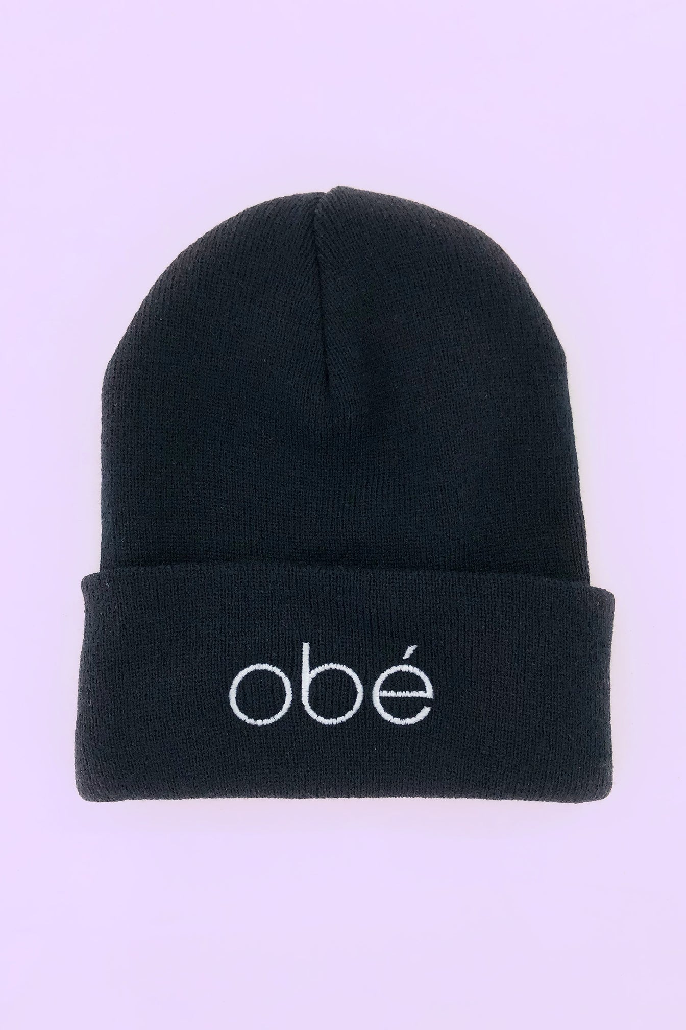 obé logo beanie