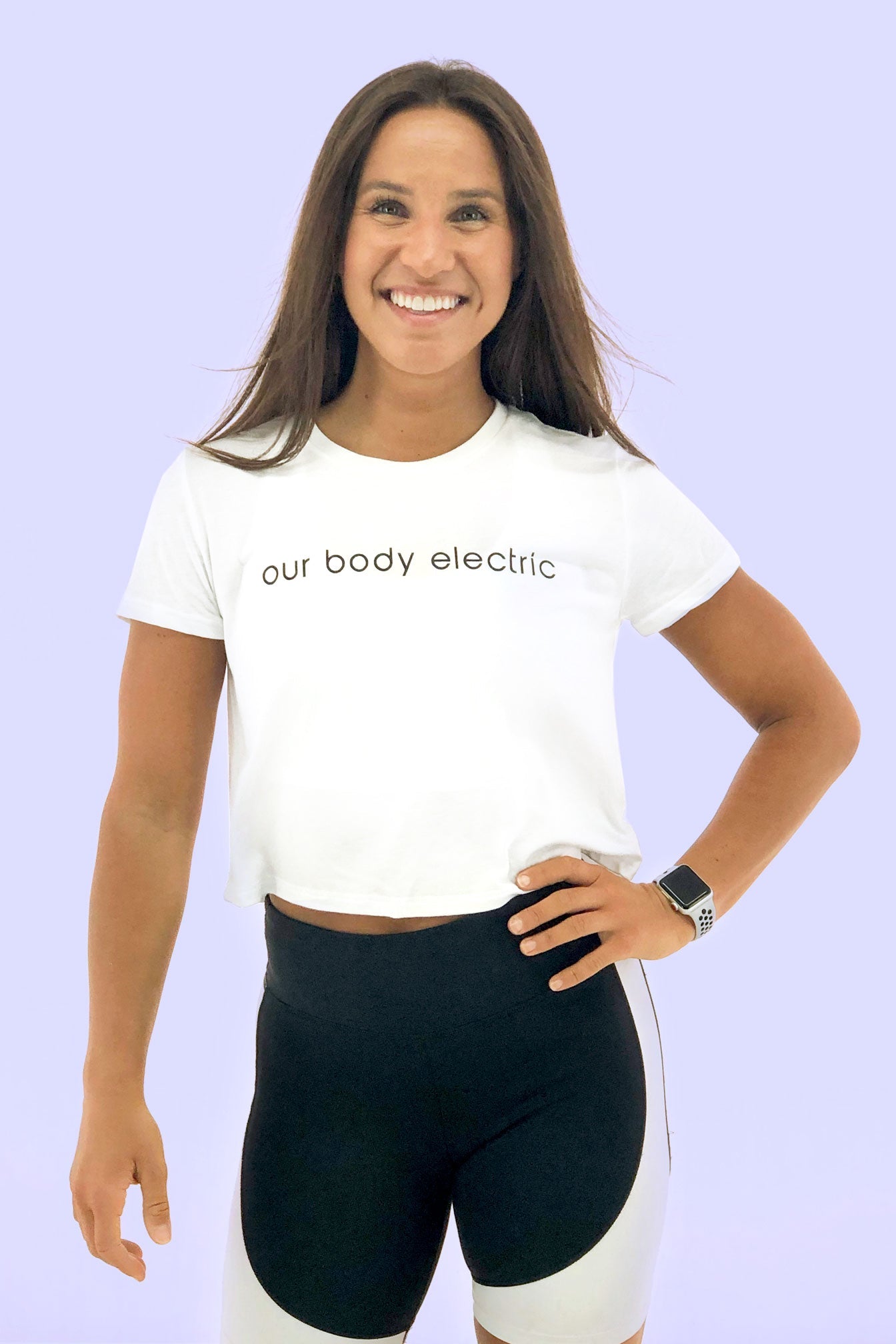 obé cropped tee