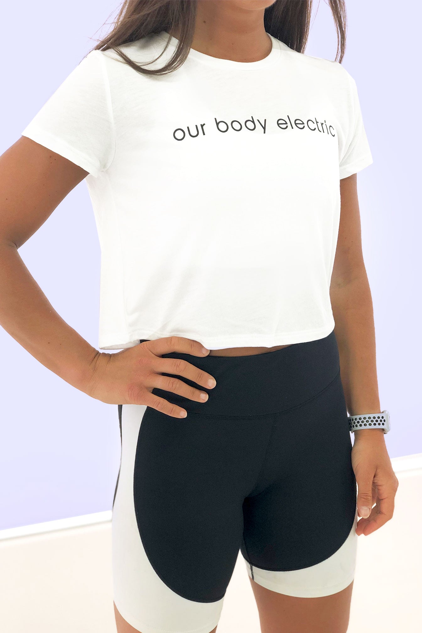 obé cropped tee