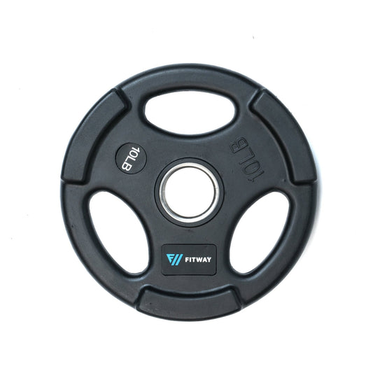 Olympic Rubber Grip Weight Plate - 10lbs