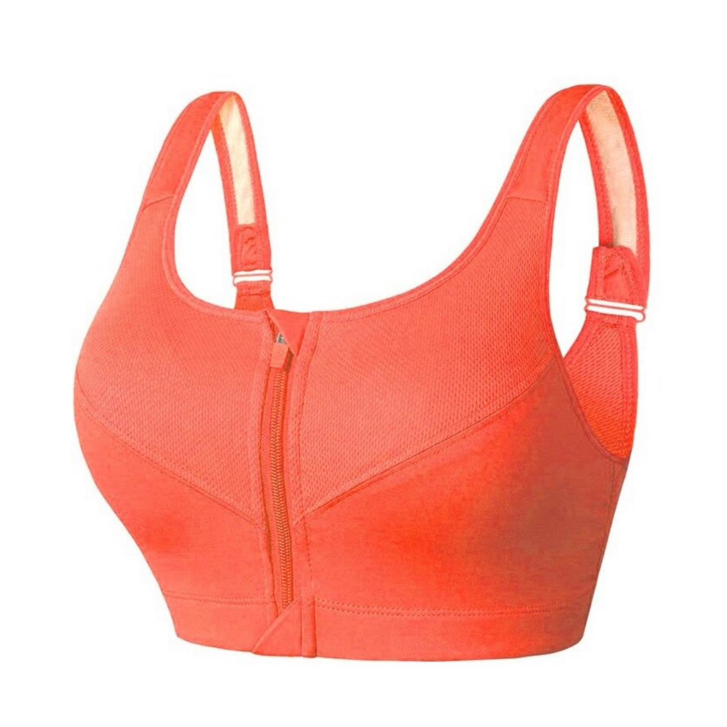 Sports Bra With Front Zipper