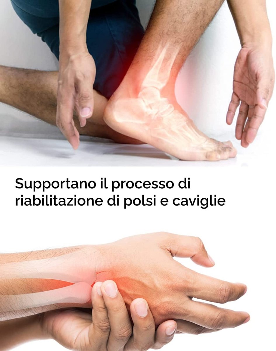 Pesi per Caviglie e Polsi Regolabili a Strappo - Vari Pesi - GYMMI