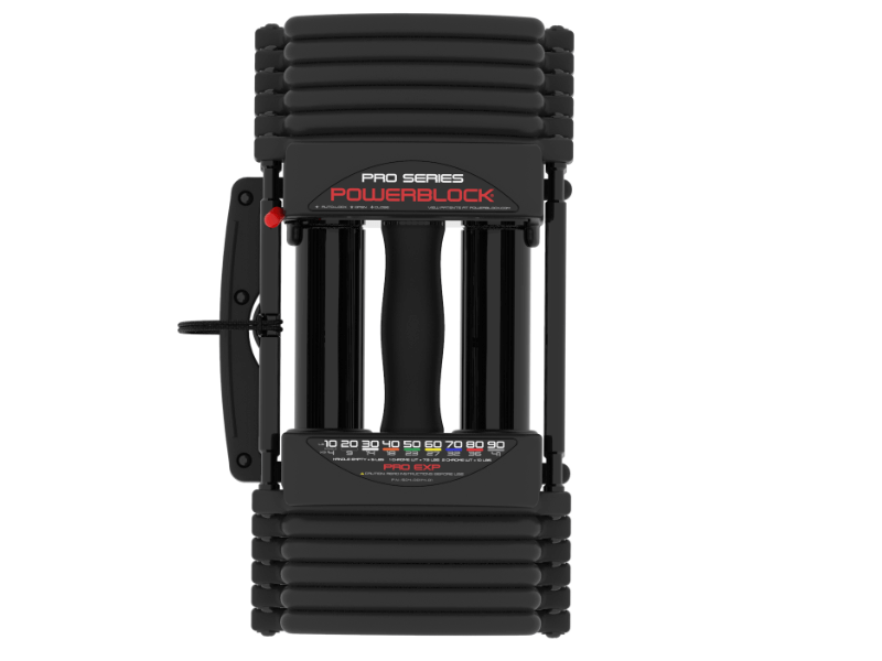 PowerBlock Pro EXP Adjustable Dumbbell Set - 5-50lb