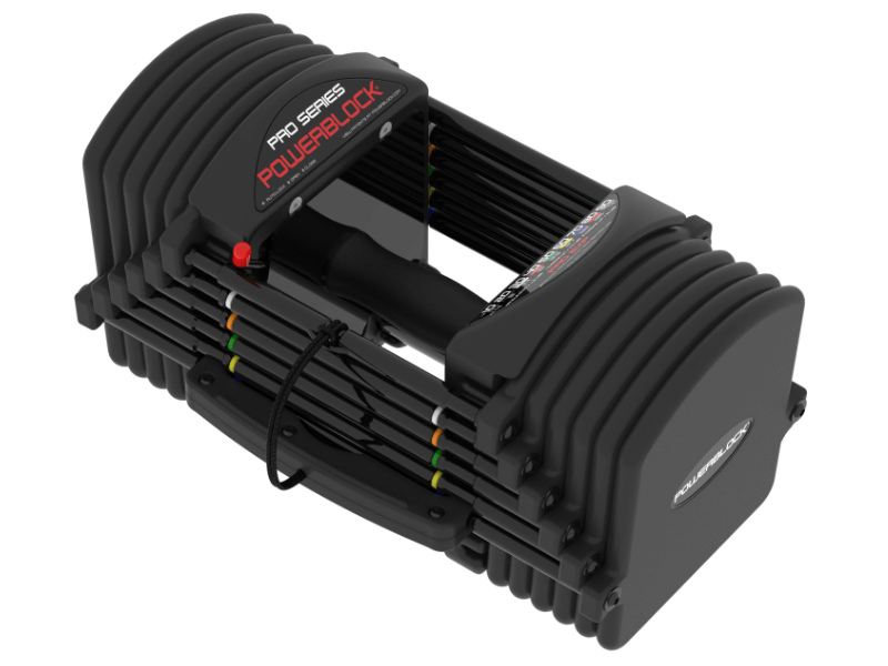 PowerBlock Pro EXP Adjustable Dumbbell Set - 5-50lb