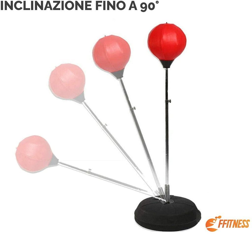 Punching Ball - Sacco boxe con guantoni blu per bambini - GYMMI
