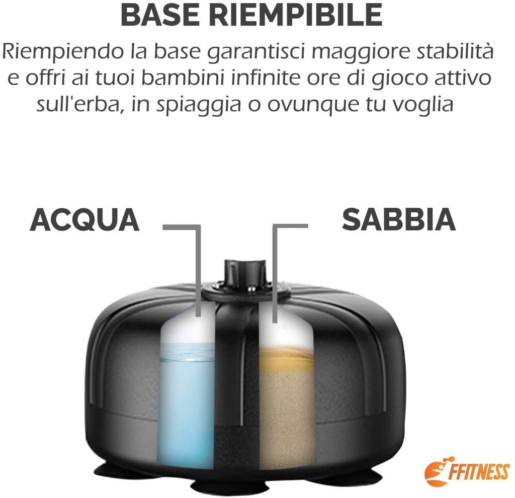 Punching Ball - Sacco boxe con guantoni blu per bambini - GYMMI