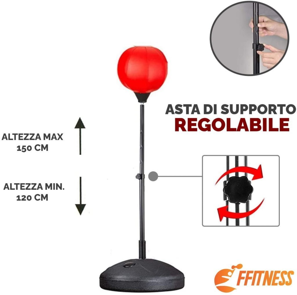 Punching Ball - Sacco boxe per adulti - GYMMI