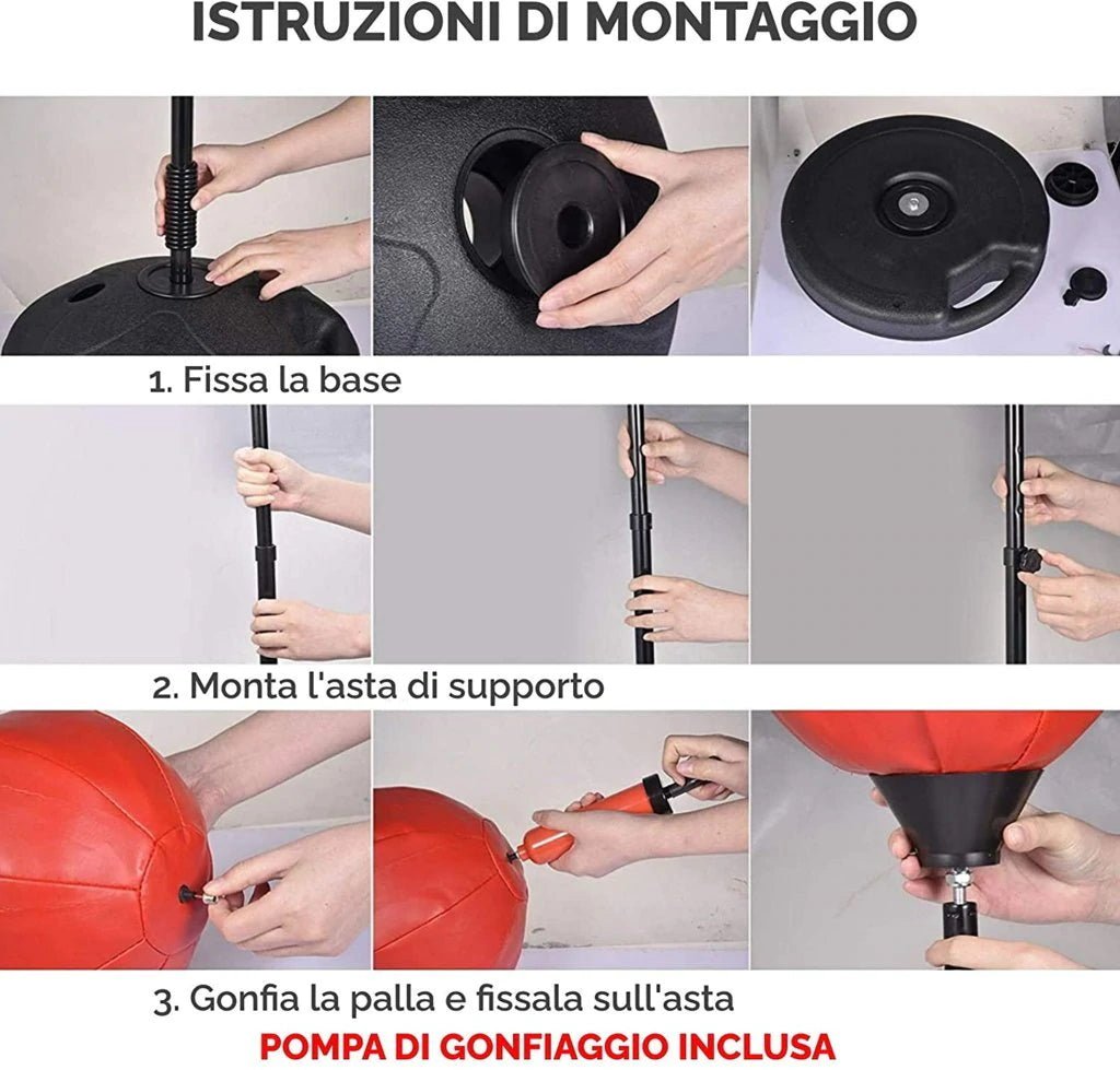 Punching Ball - Sacco boxe per adulti - GYMMI
