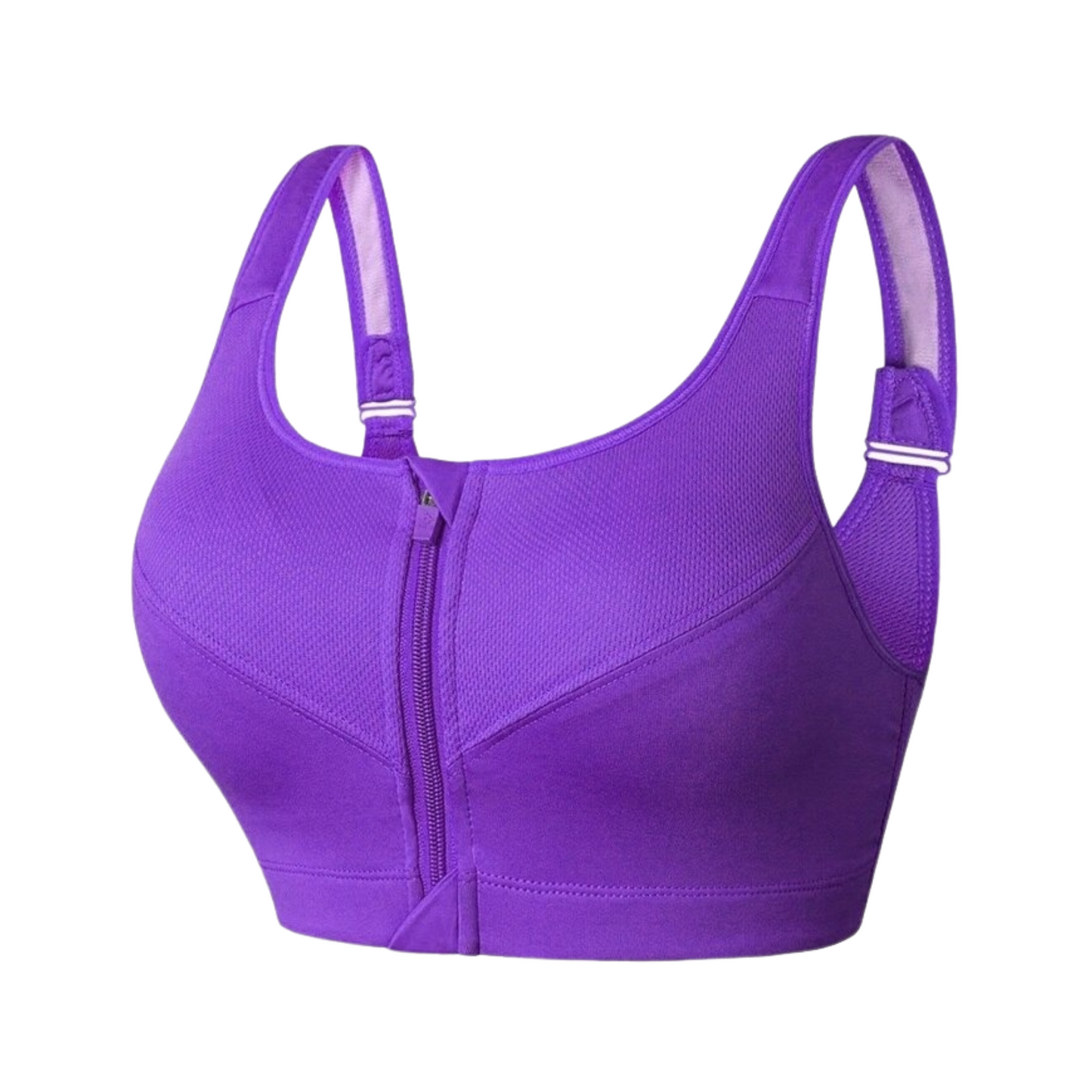 Sports Bra With Front Zipper