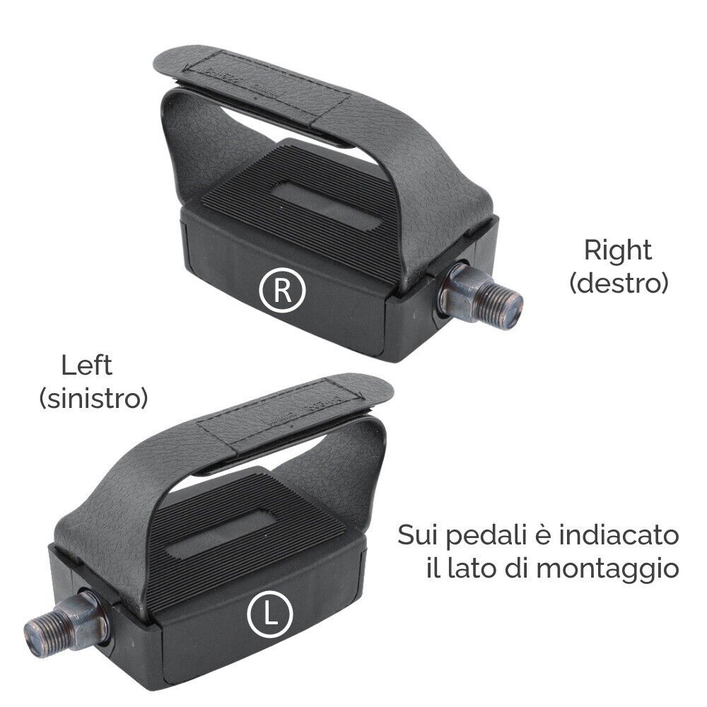 Coppia Pedali 1/2 per Cyclette