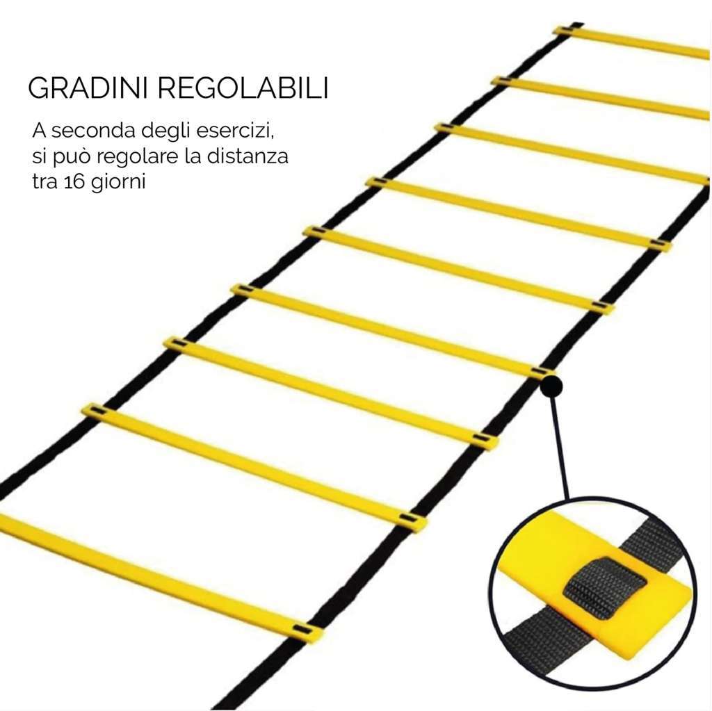 Scala per Allenamento (8m | 16 pioli) - GYMMI