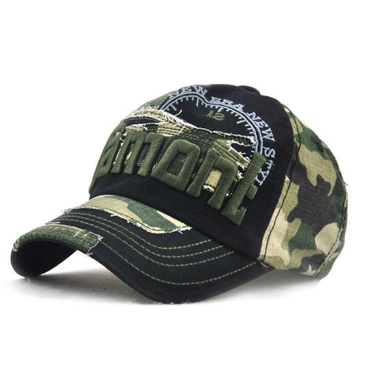 Casual Colorblock Camouflage Baseball Cap