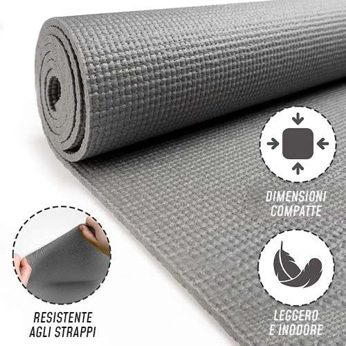 Tappetino Palestra Grigio 0,4mm - GYMMI
