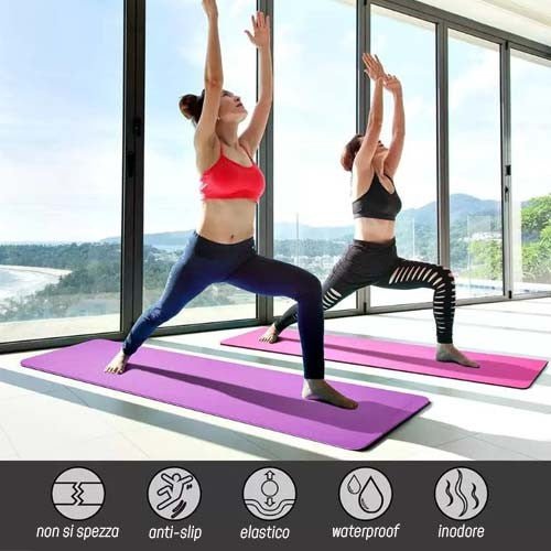 Tappetino per Yoga 1 cm - GYMMI
