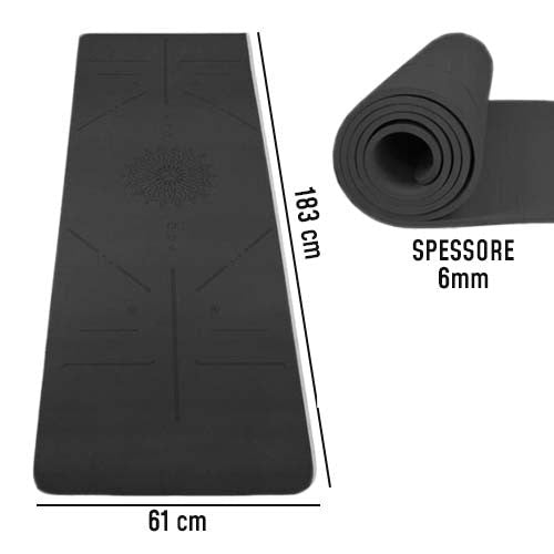 Tappetino Yoga 6mm - GYMMI