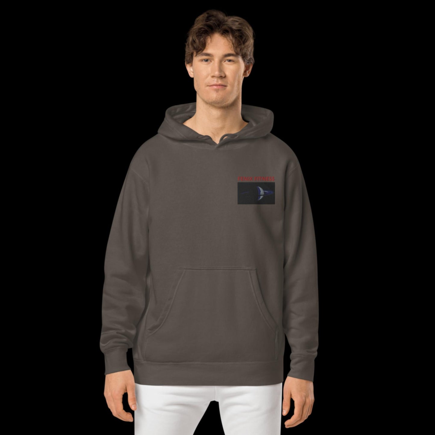 FENIX FITNESS pigment-dyed hoodie