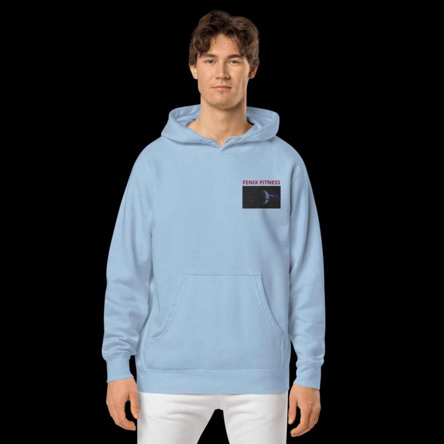 FENIX FITNESS pigment-dyed hoodie