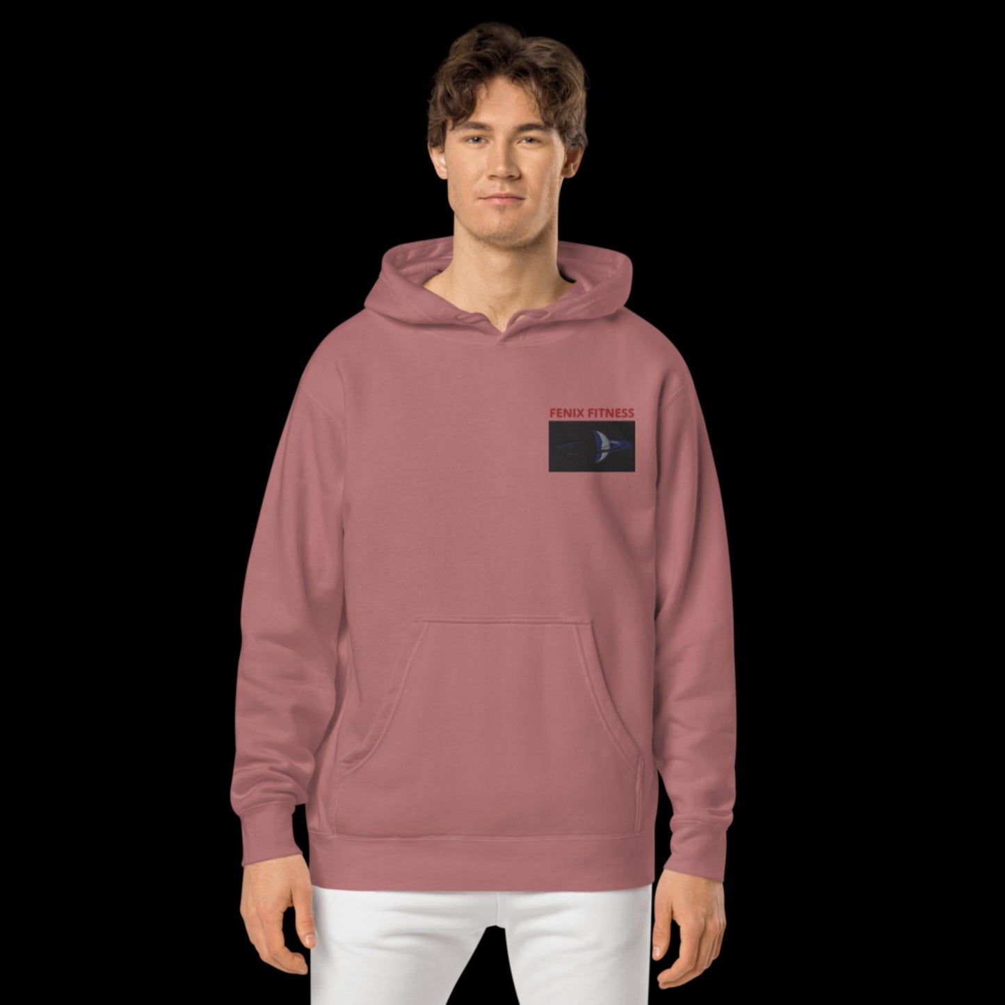 FENIX FITNESS pigment-dyed hoodie