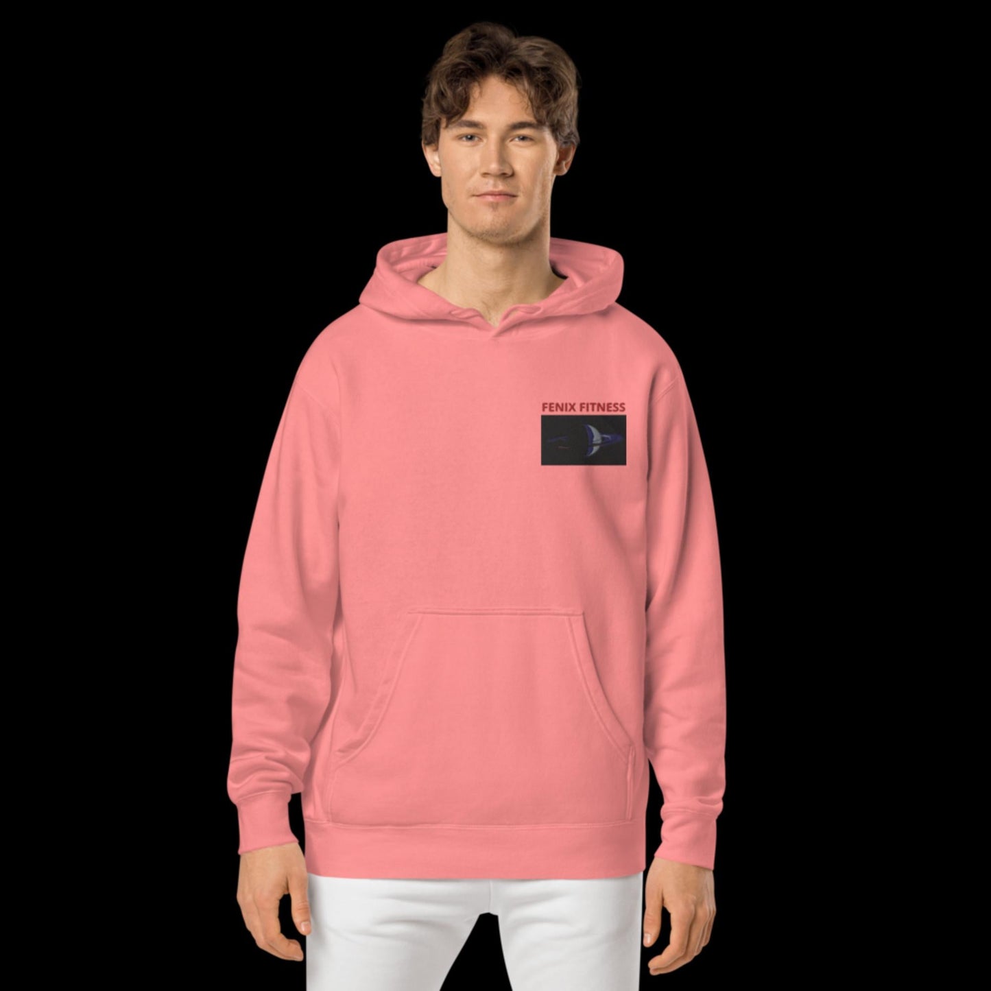 FENIX FITNESS pigment-dyed hoodie