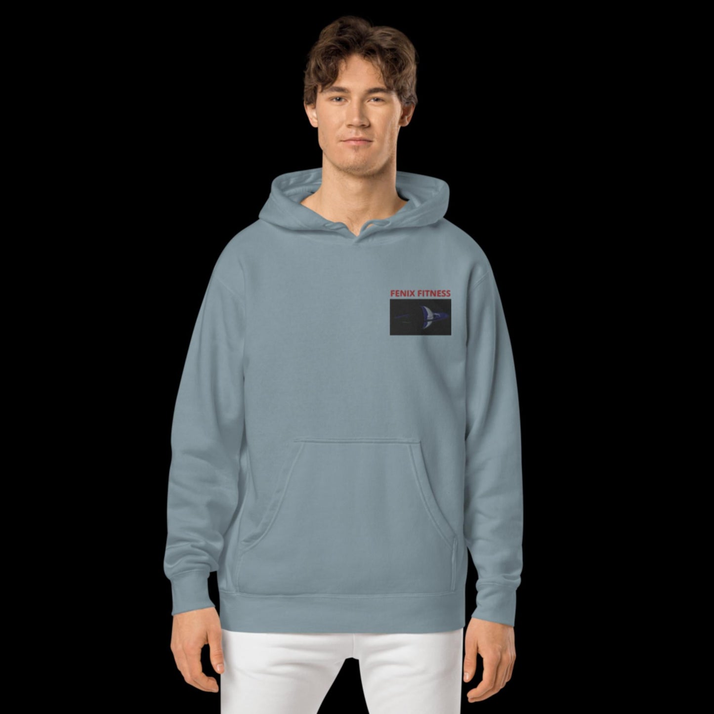 FENIX FITNESS pigment-dyed hoodie