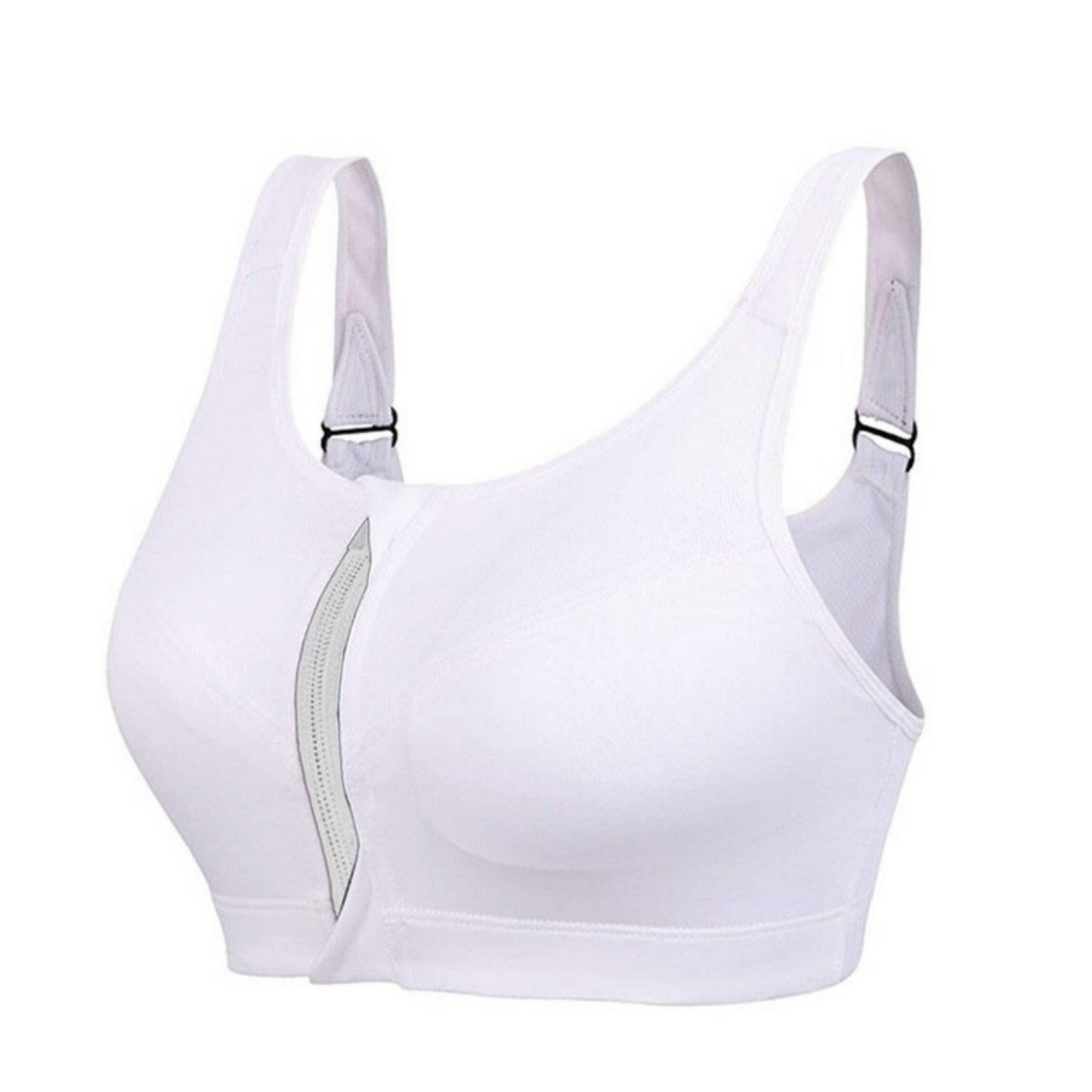 Sports Bra With Front Zipper